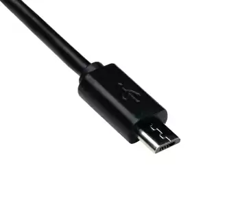 USB 3.1 kábel typu C – micro B, čierny, DINIC Box s euro otvorom, 2 m